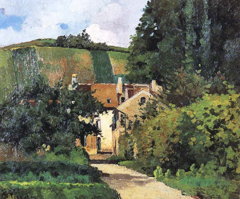 Camille Pissarro Pang plans scenery Schwarz Spain oil painting art